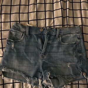 Denim Distressed Women Shorts